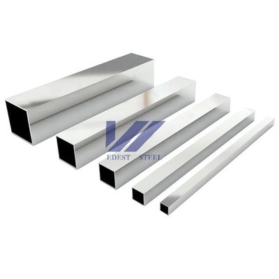 Polished 304 316 SS Box Section Rectangular Stainless Steel Pipe Customization