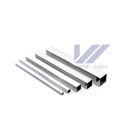 SS304 Stainless Steel Hollow Section Profile SS Rectangular Tube 6m 12m Length