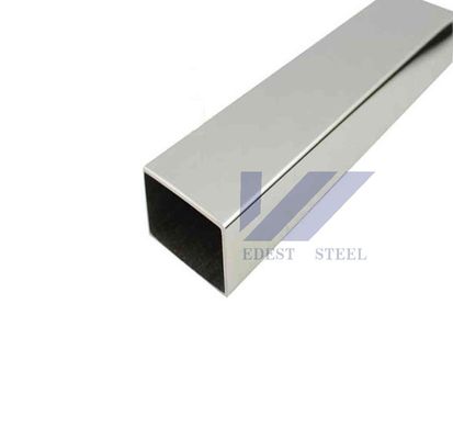 Polished 304 316 SS Box Section Rectangular Stainless Steel Pipe Customization