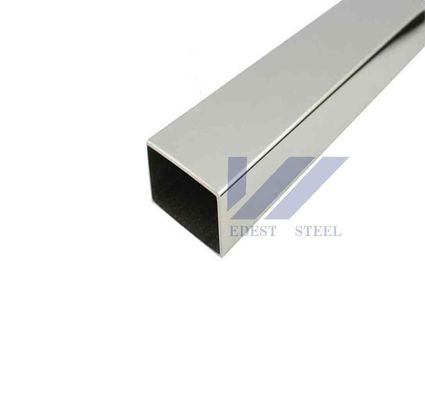 Polished 304 316 SS Box Section Rectangular Stainless Steel Pipe Customization