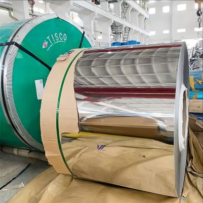 100-2000mm Width 304L Stainless Steel Coil Strip Low Carbon Customized