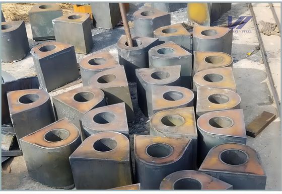 S235JR S355jr Customized Steel Plate Cutting CNC Machining Service